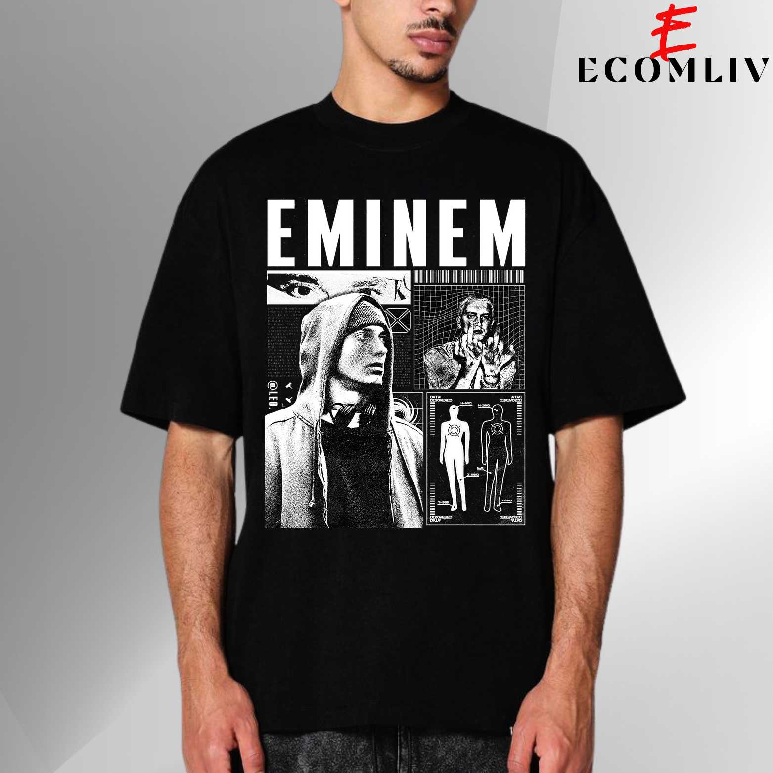 Eminem Vintage Graphic T Shirt, Unisex Shirt